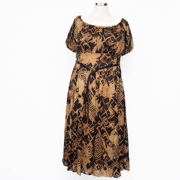 Donna Karan New York - Off-The-Shoulder Midi Dress - Picture 2 of 15